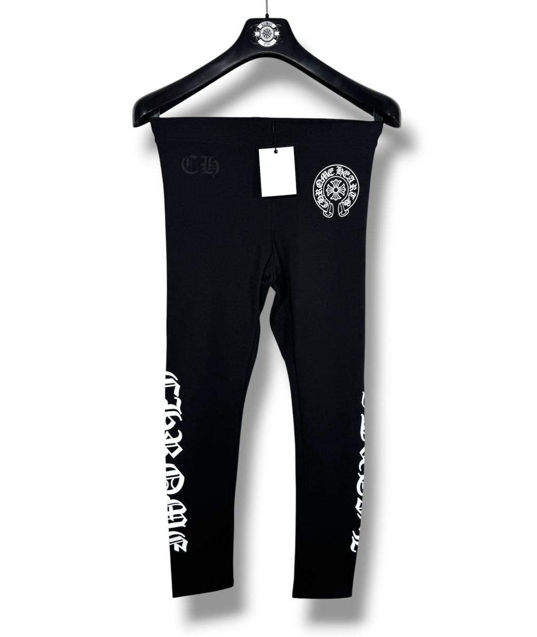 CHROME HEARTS Черные полиэстеровые спортивные брюки и шорты, фото 3