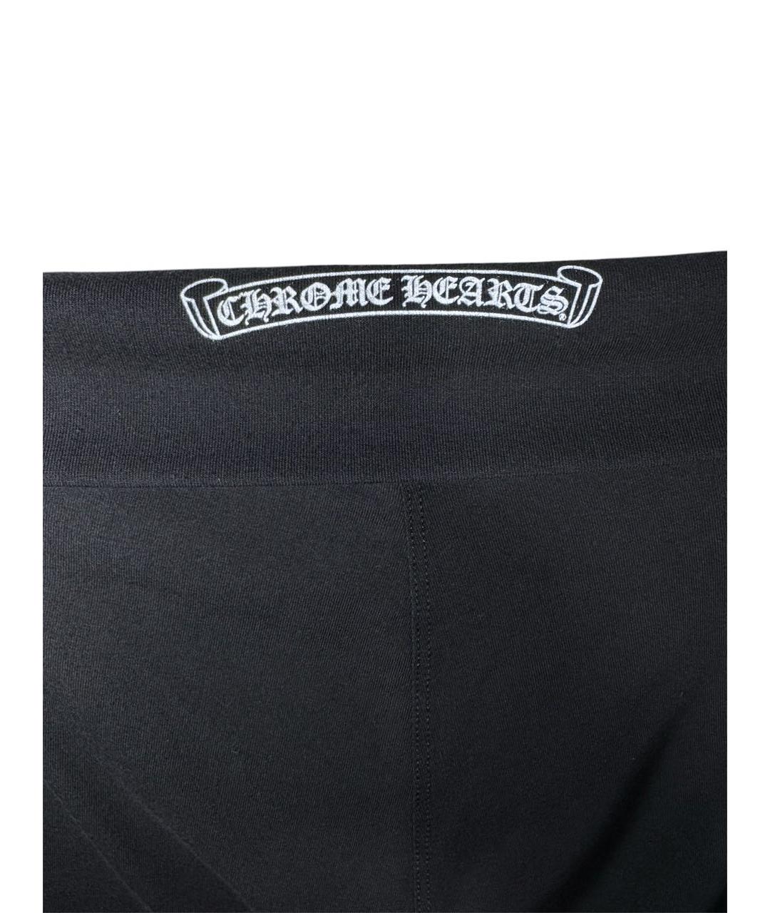 CHROME HEARTS Черные полиэстеровые спортивные брюки и шорты, фото 6