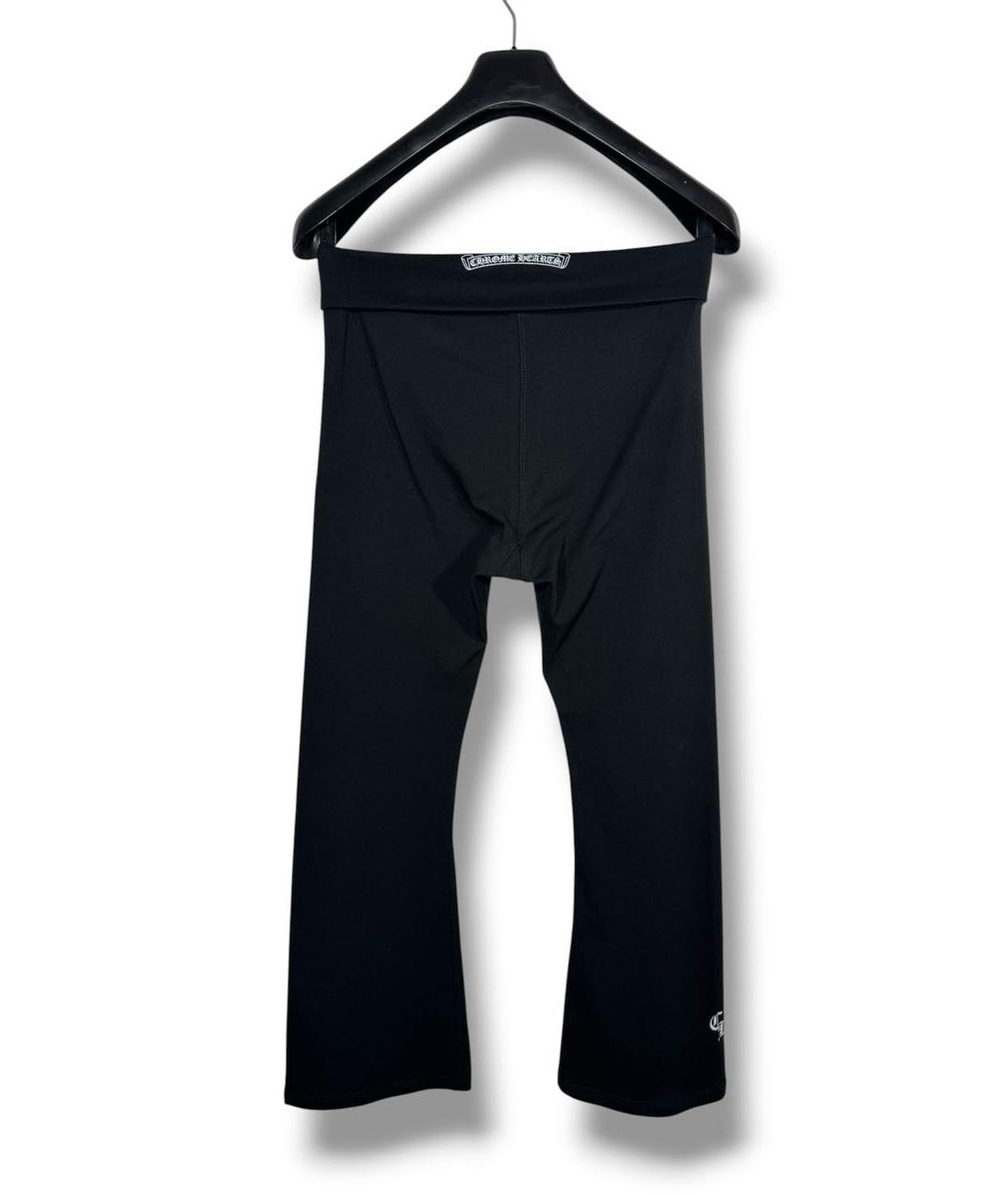 CHROME HEARTS Черные полиэстеровые спортивные брюки и шорты, фото 5