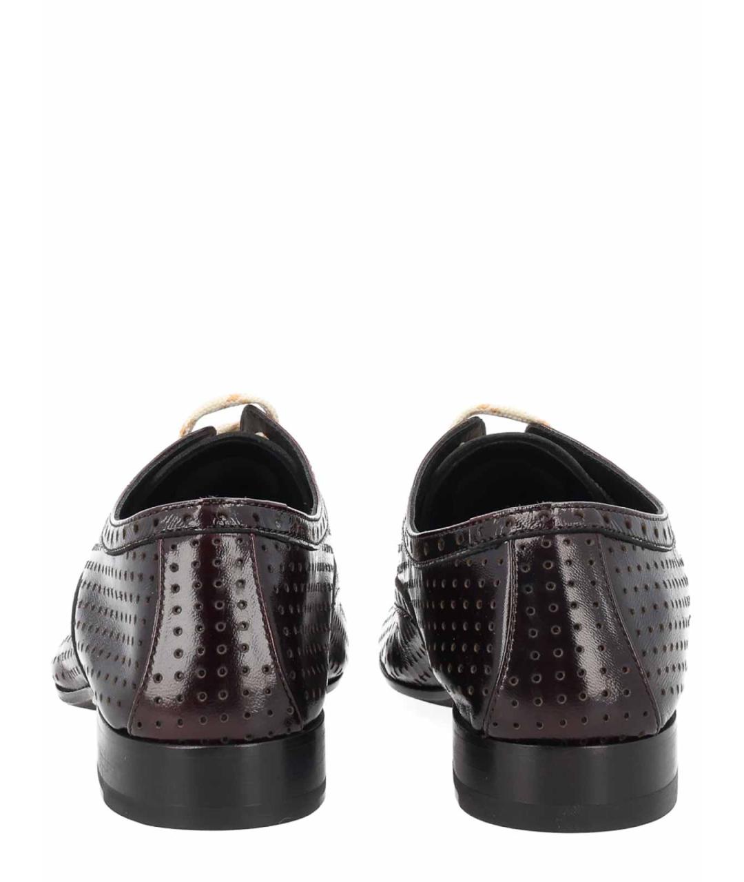 DRIES VAN NOTEN Коричневые кожаные туфли, фото 3
