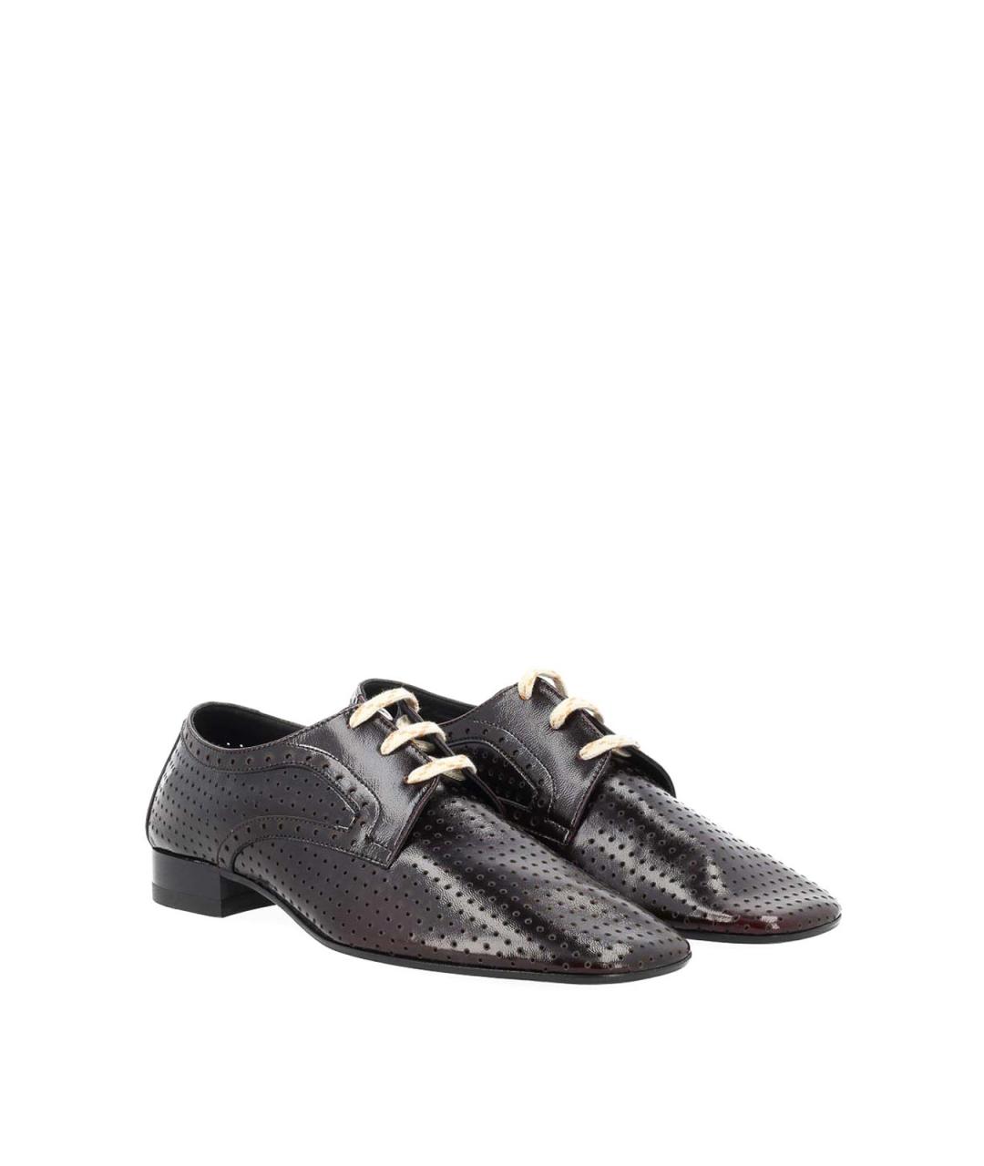 DRIES VAN NOTEN Коричневые кожаные туфли, фото 2