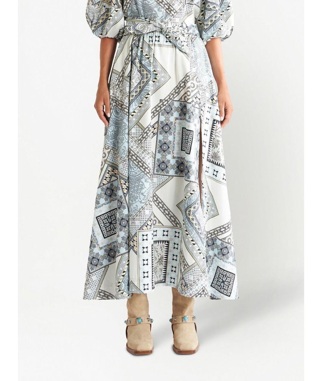 ETRO Мульти хлопковая юбка макси, фото 3