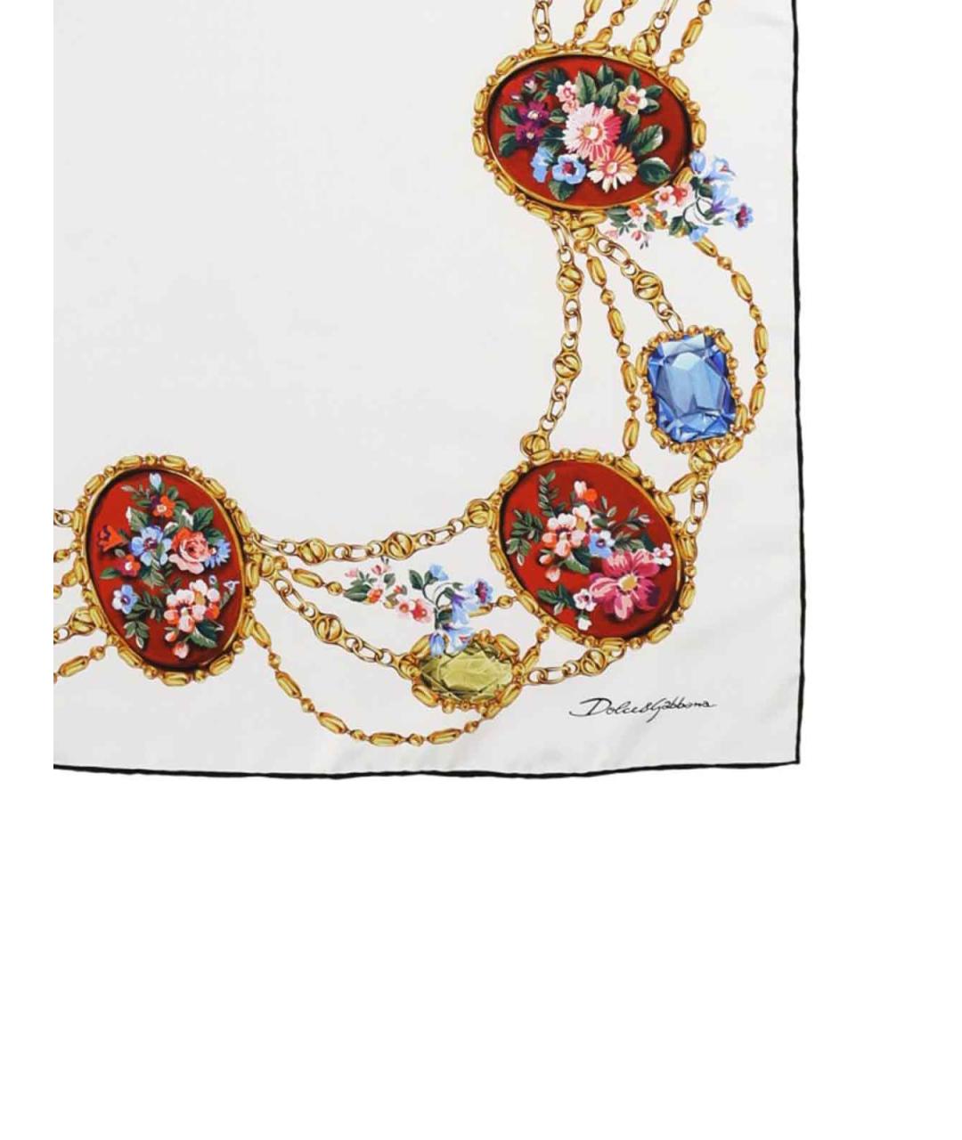 DOLCE&GABBANA Мульти шелковый платок, фото 2