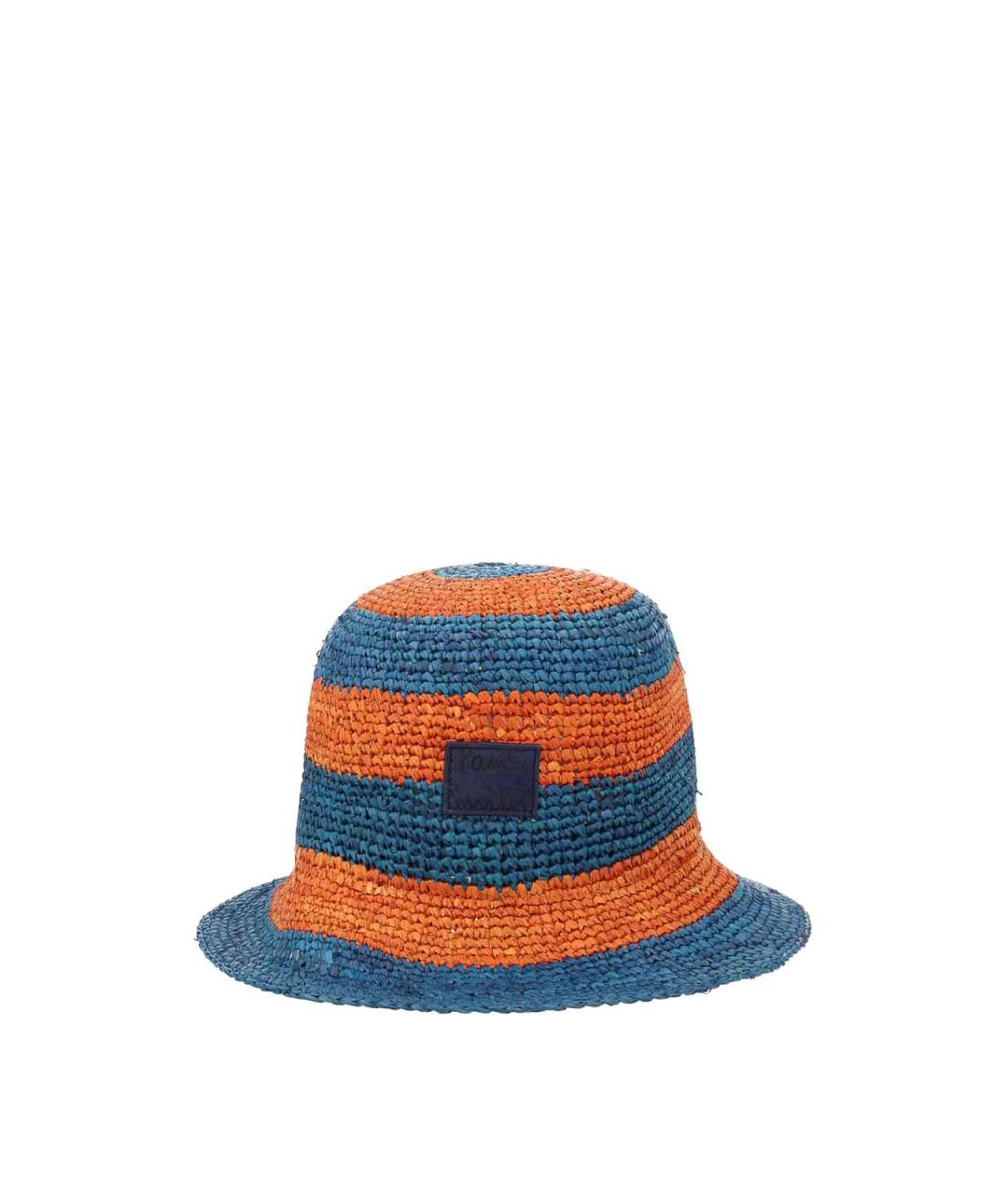 PAUL SMITH Мульти соломенная шляпа, фото 1