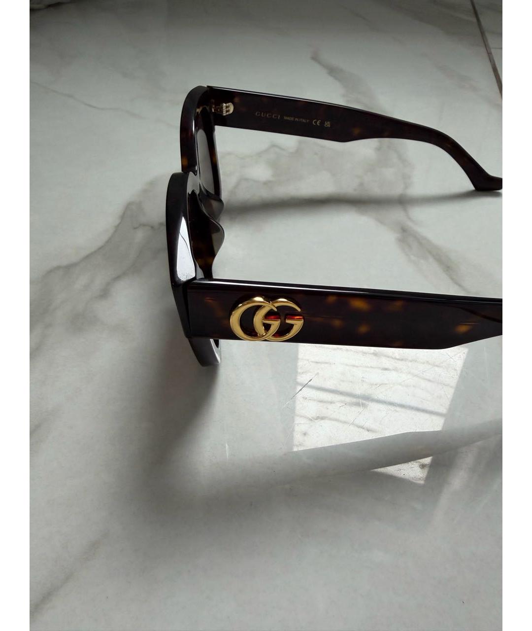 GUCCI Красные солнцезащитные очки, фото 3