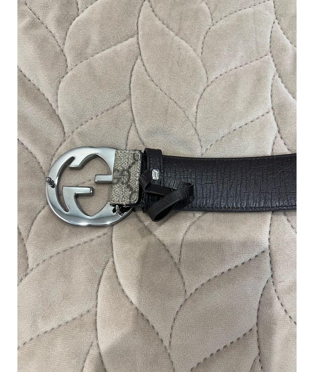 GUCCI Бежевый кожаный ремень, фото 2