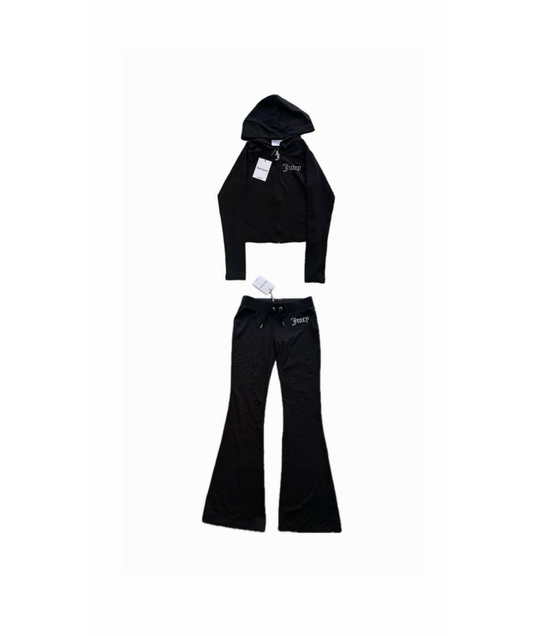 JUICY COUTURE Черный хлопковый спортивные костюмы, фото 1