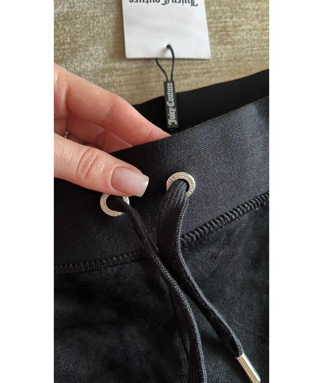 JUICY COUTURE Черный велюровый спортивные костюмы, фото 6