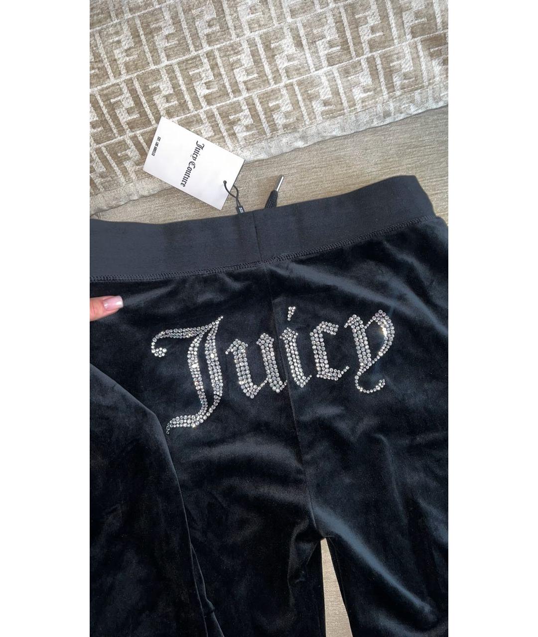 JUICY COUTURE Черный велюровый спортивные костюмы, фото 5