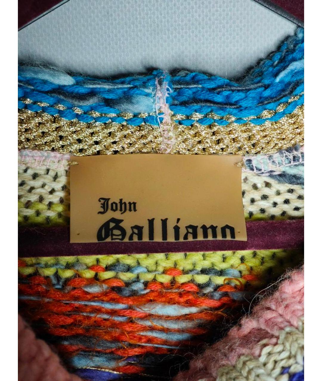 JOHN GALLIANO Мульти шерстяной джемпер / свитер, фото 7