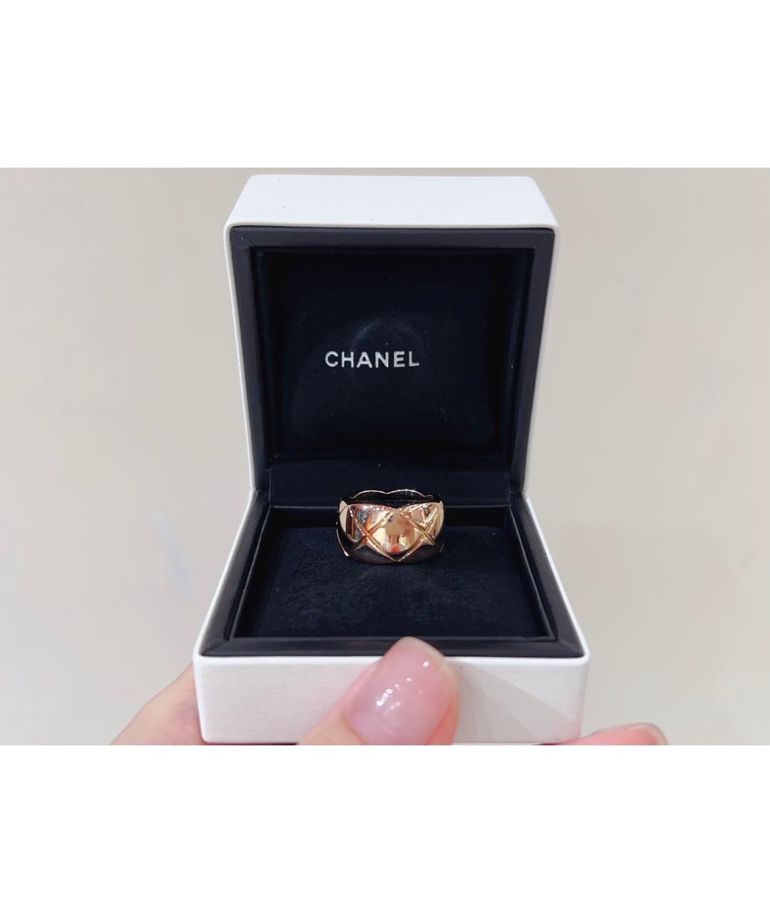 CHANEL Золотое кольцо из розового золота, фото 2