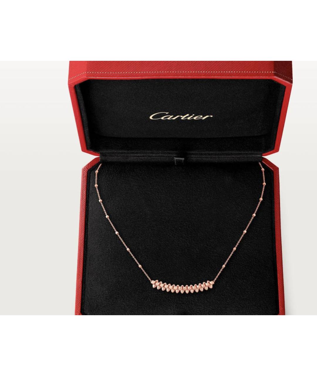 CARTIER Золотое колье из розового золота, фото 2