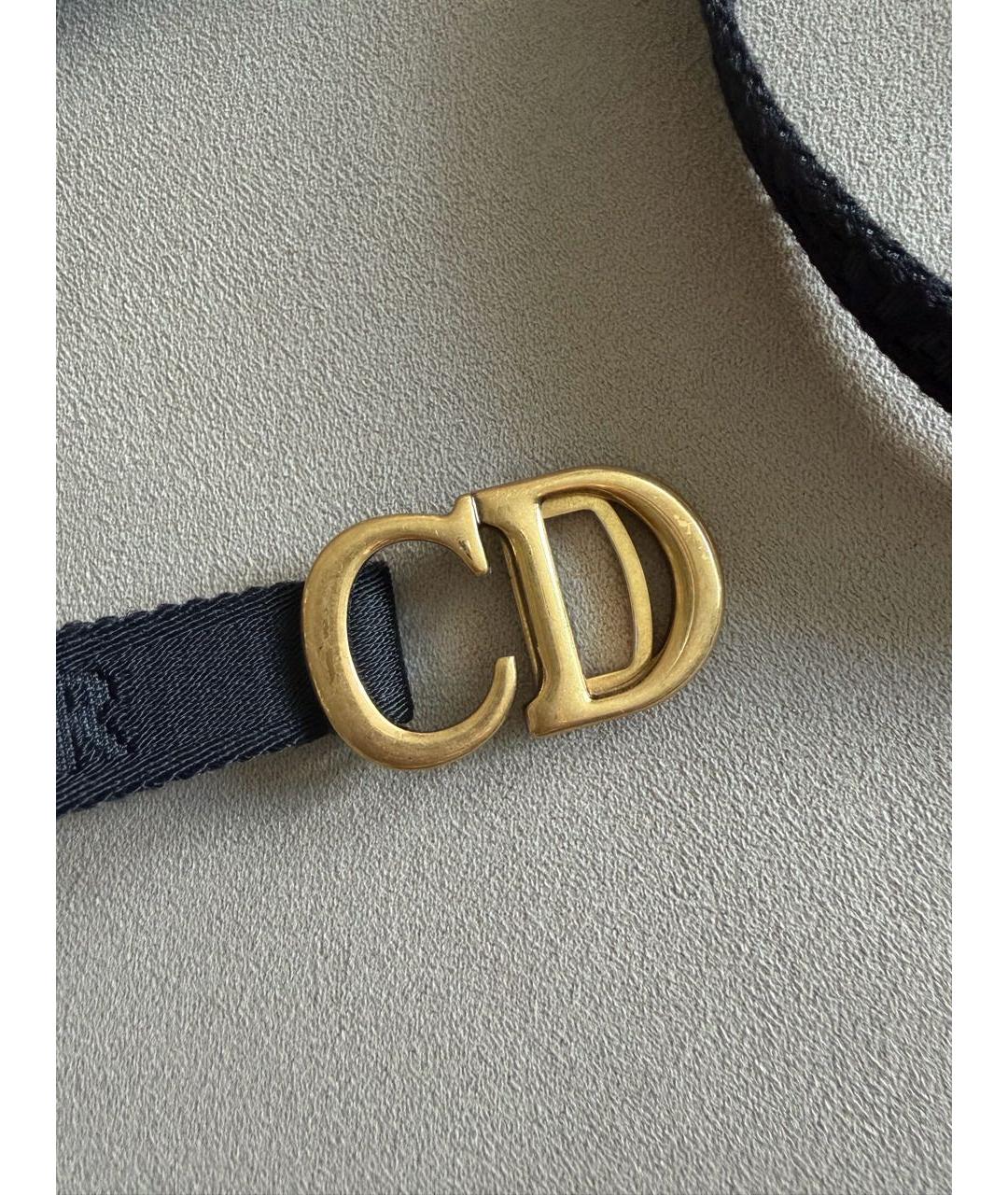 CHRISTIAN DIOR Черный ремень, фото 2