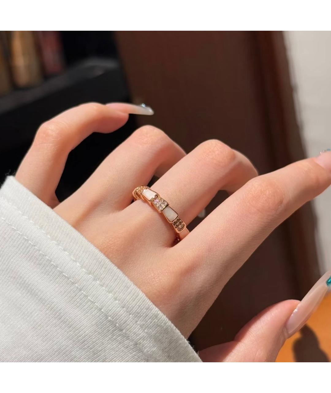 BVLGARI Золотое кольцо из розового золота, фото 7