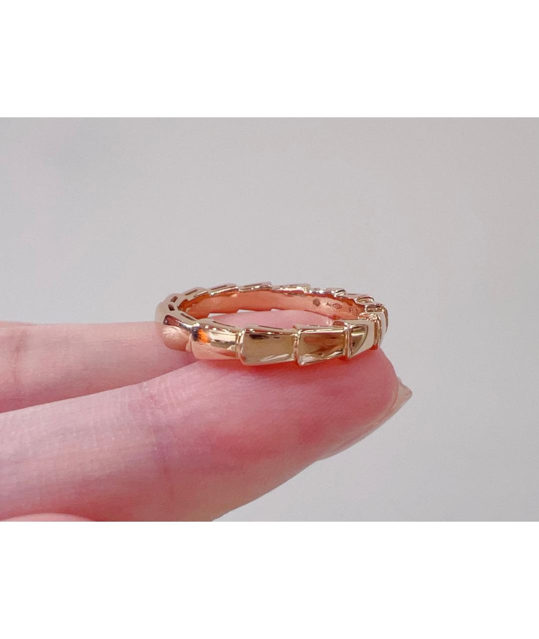 BVLGARI Золотое кольцо из розового золота, фото 9
