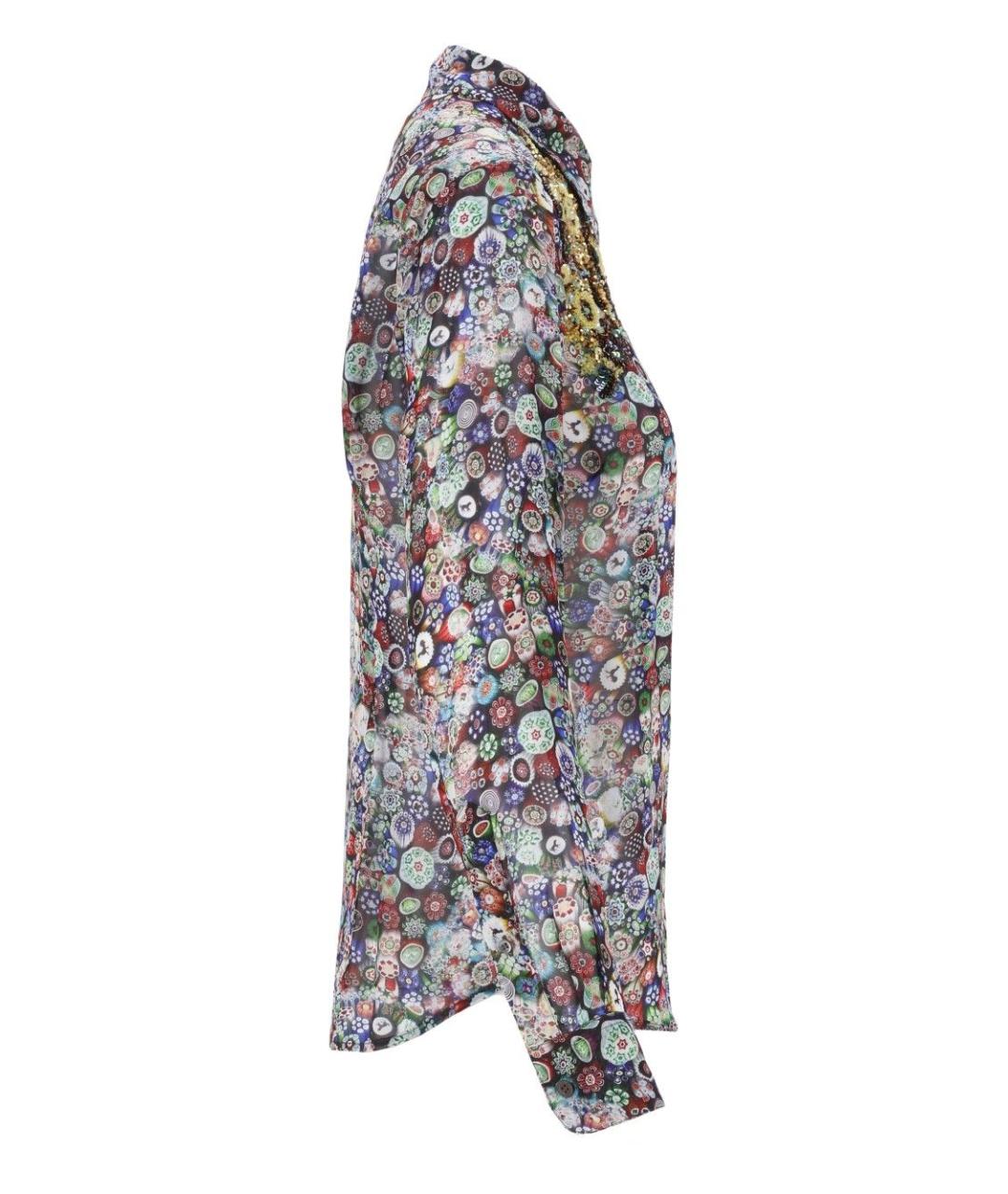 DRIES VAN NOTEN Мульти вискозная рубашка, фото 3