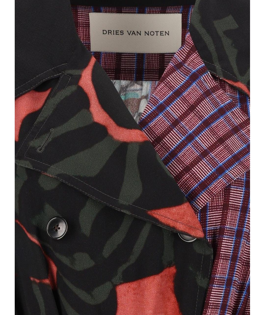 DRIES VAN NOTEN Мульти полиэстеровый тренч/плащ, фото 4