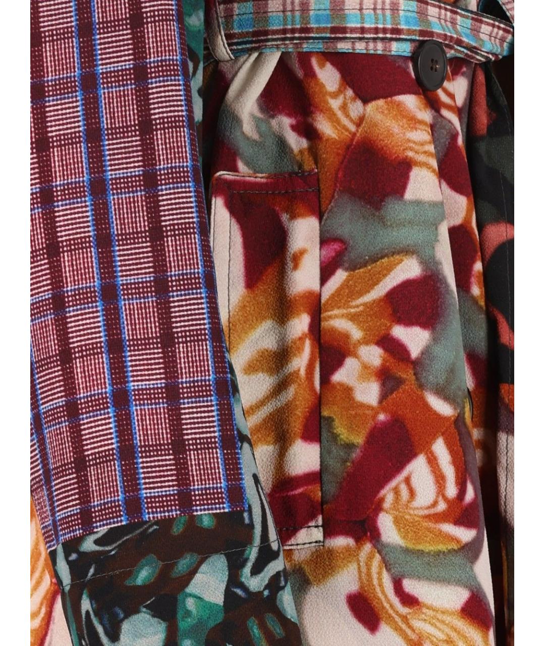 DRIES VAN NOTEN Мульти полиэстеровый тренч/плащ, фото 5