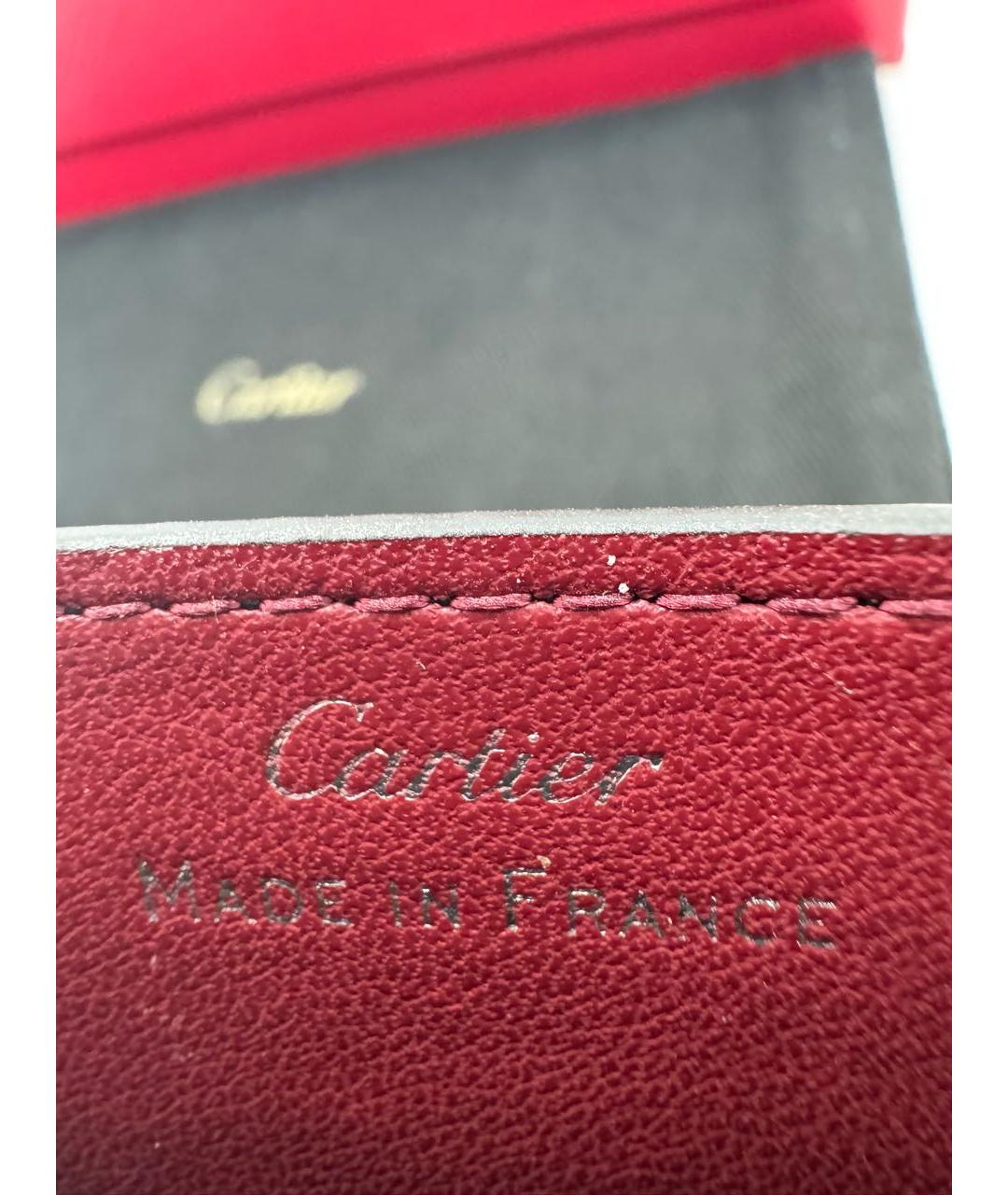 CARTIER Черный кожаный кардхолдер, фото 3