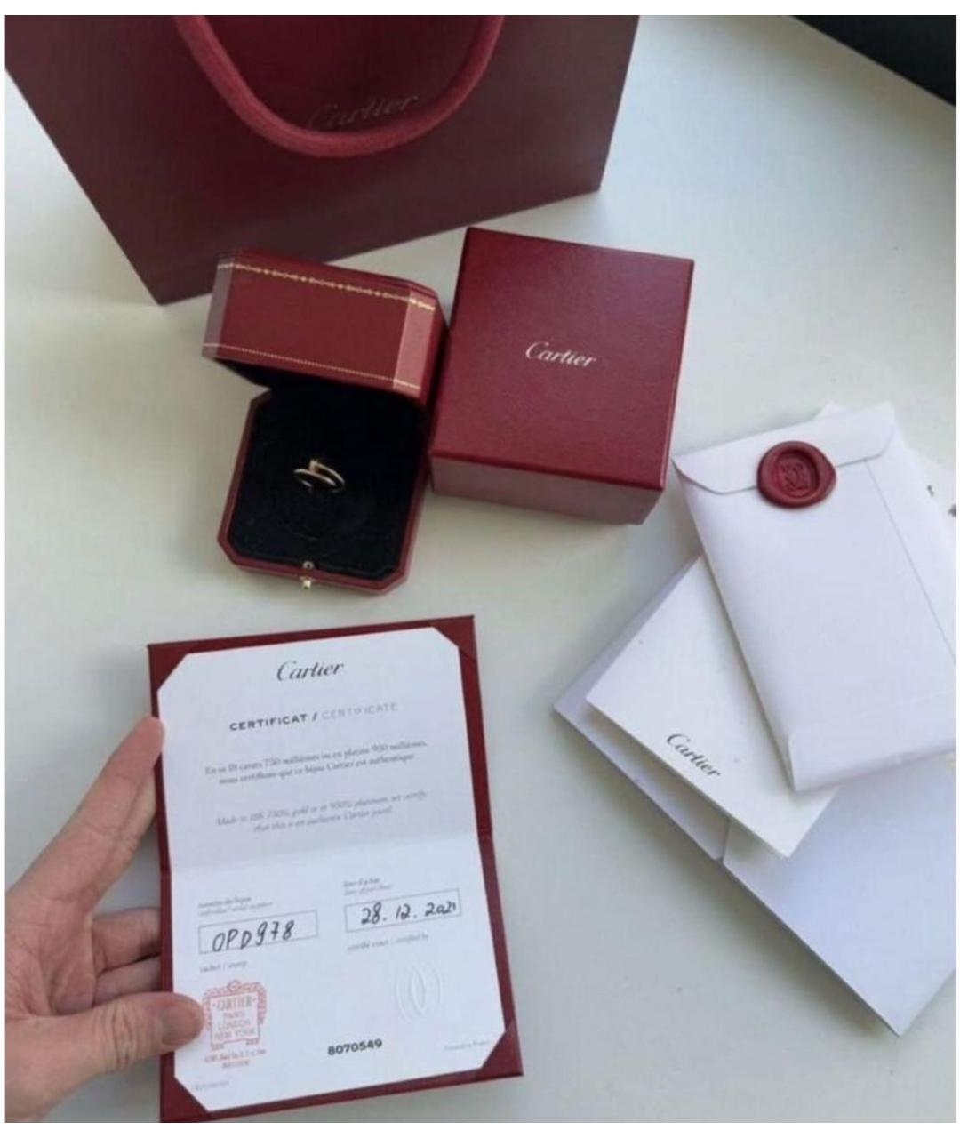 CARTIER Кольцо из желтого золота, фото 2