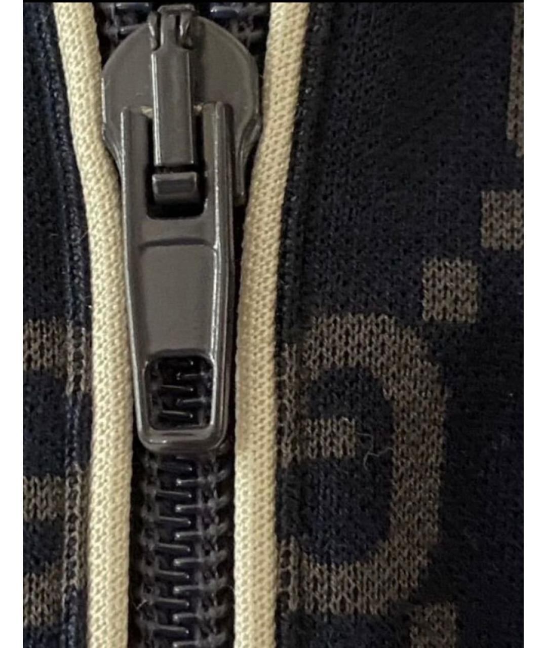 GUCCI Темно-синий хлопковый спортивный костюм, фото 5