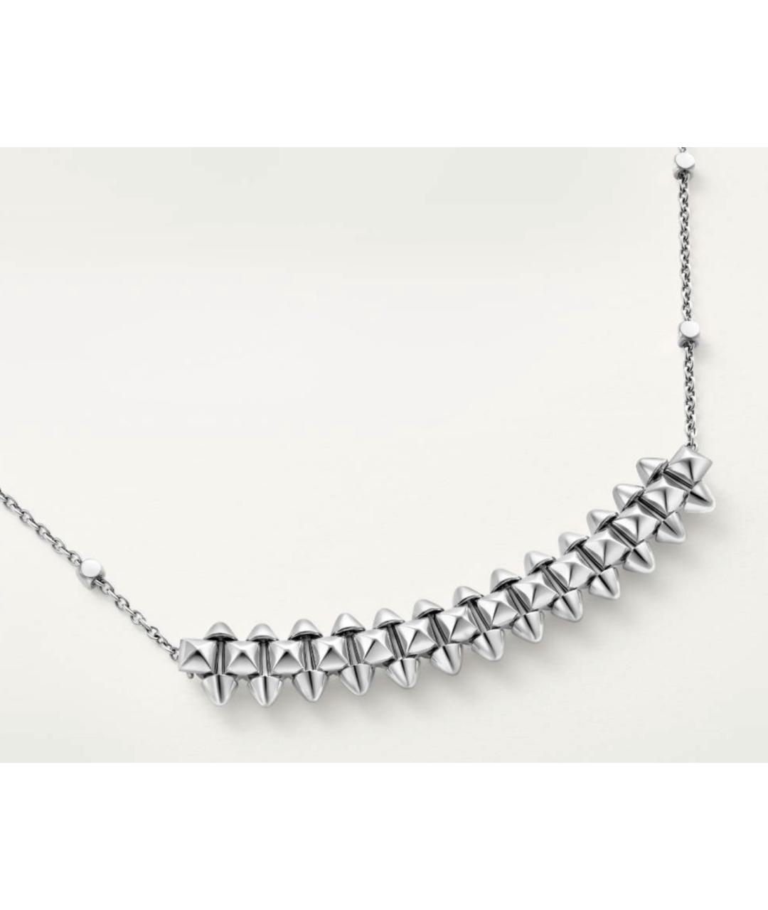 CARTIER Серебряное колье из белого золота, фото 3