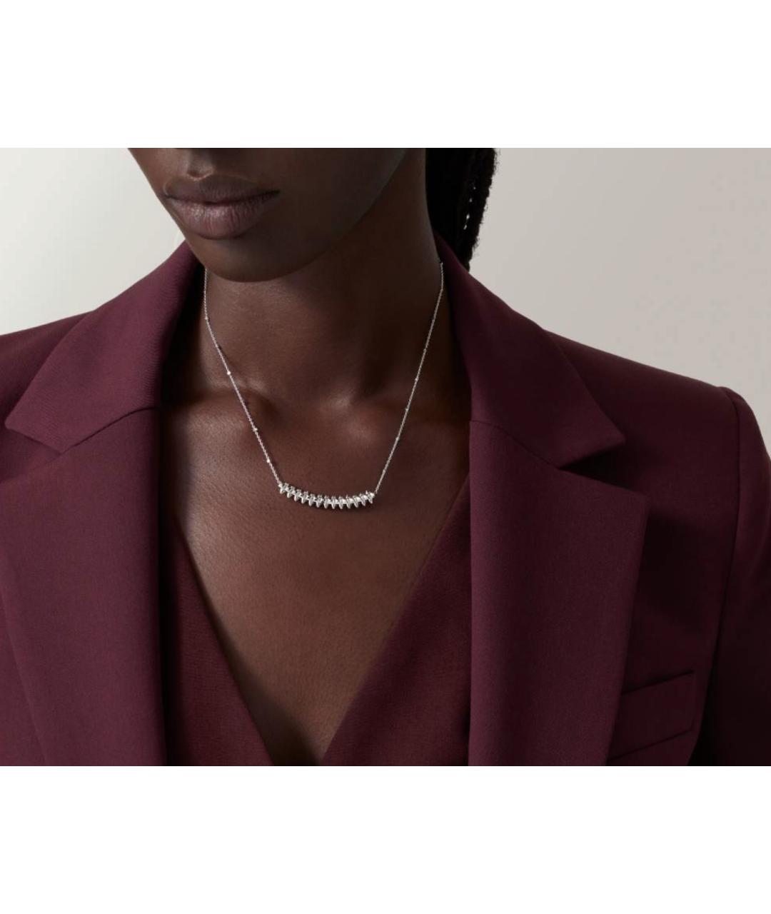 CARTIER Серебряное колье из белого золота, фото 4