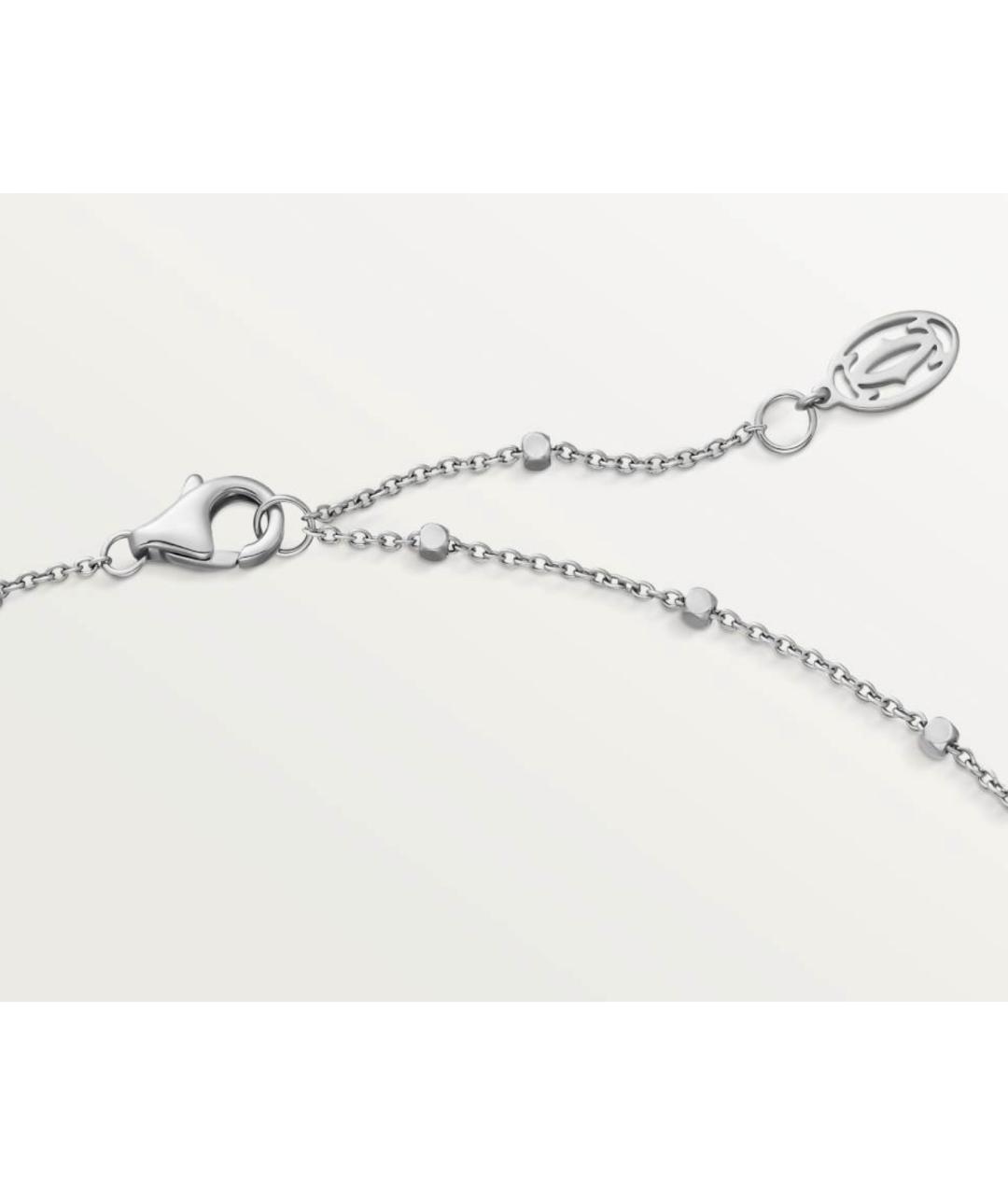 CARTIER Серебряное колье из белого золота, фото 2