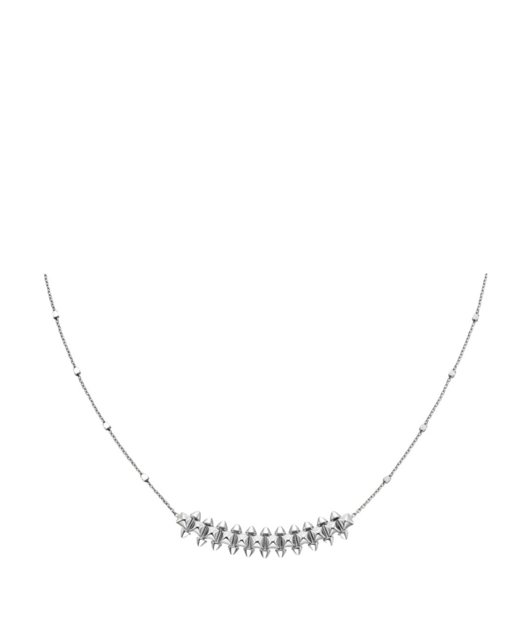 CARTIER Серебряное колье из белого золота, фото 1
