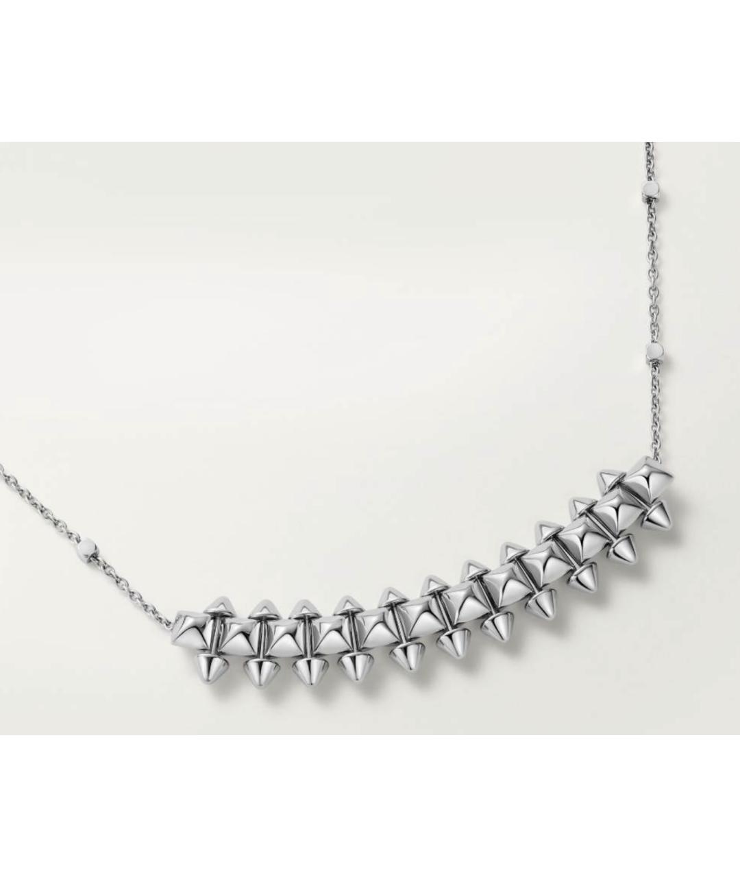 CARTIER Серебряное колье из белого золота, фото 2