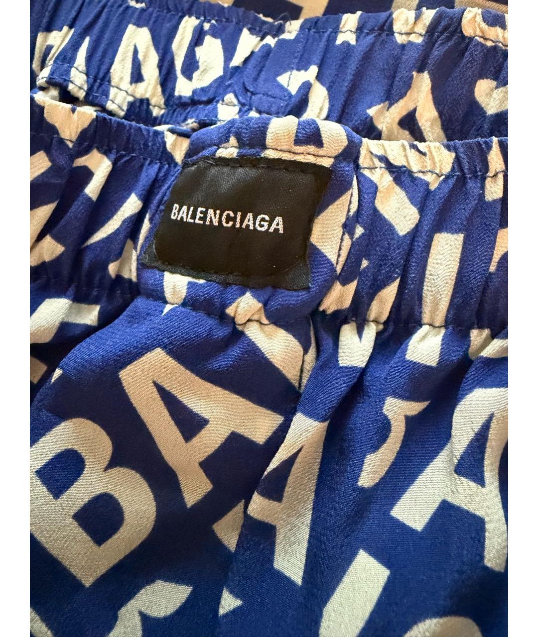 BALENCIAGA Мульти шелковый костюм с брюками, фото 4