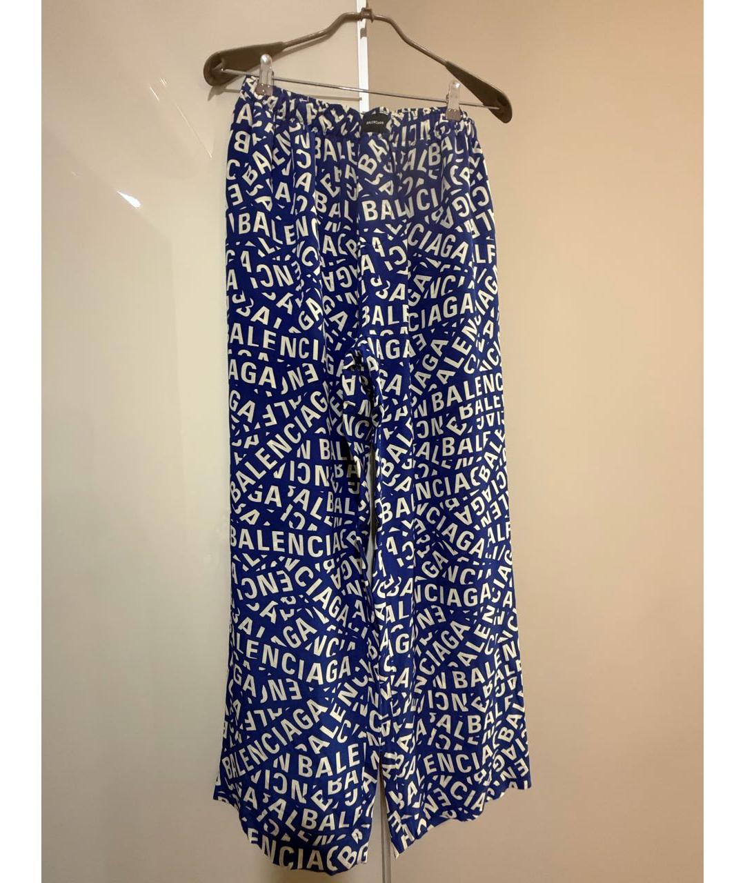 BALENCIAGA Мульти шелковый костюм с брюками, фото 2
