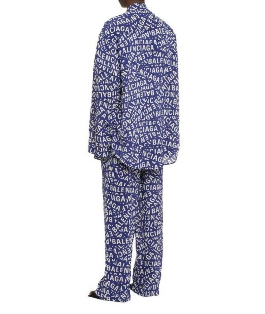 BALENCIAGA Мульти шелковый костюм с брюками, фото 7