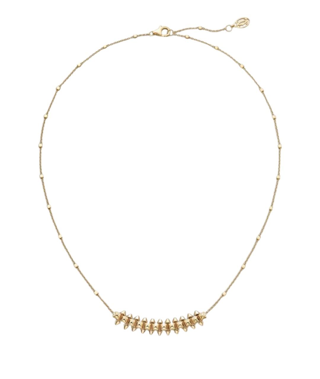 CARTIER Золотое колье из желтого золота, фото 1