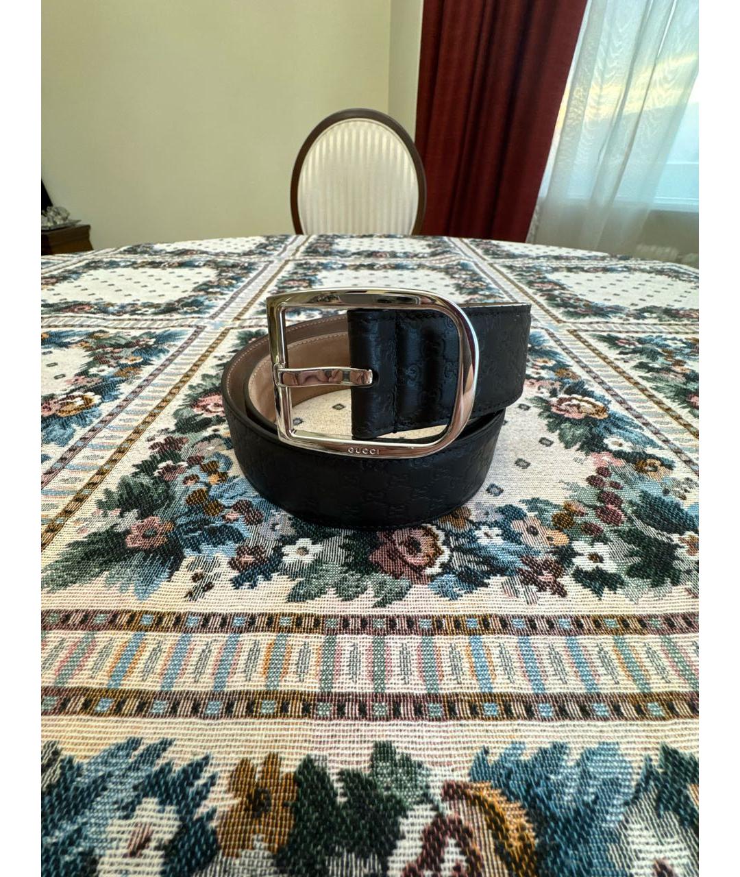 GUCCI Коричневый кожаный ремень, фото 5
