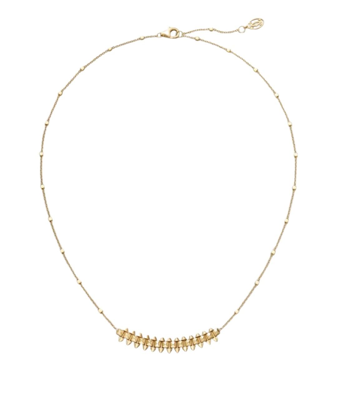 CARTIER Золотое колье из желтого золота, фото 1
