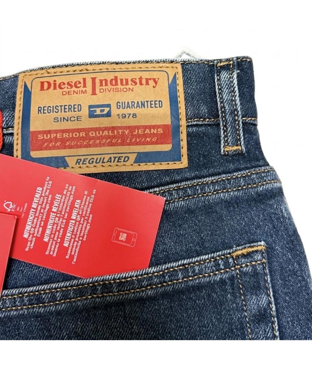 DIESEL Синие прямые джинсы, фото 2