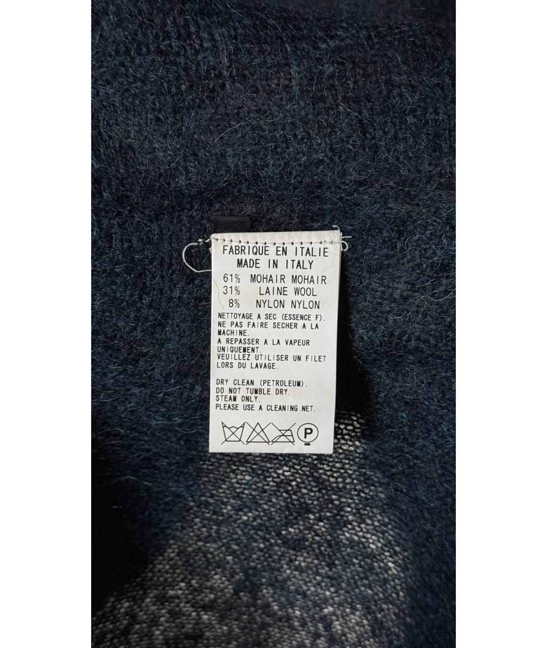YOHJI YAMAMOTO Синий джемпер / свитер, фото 6