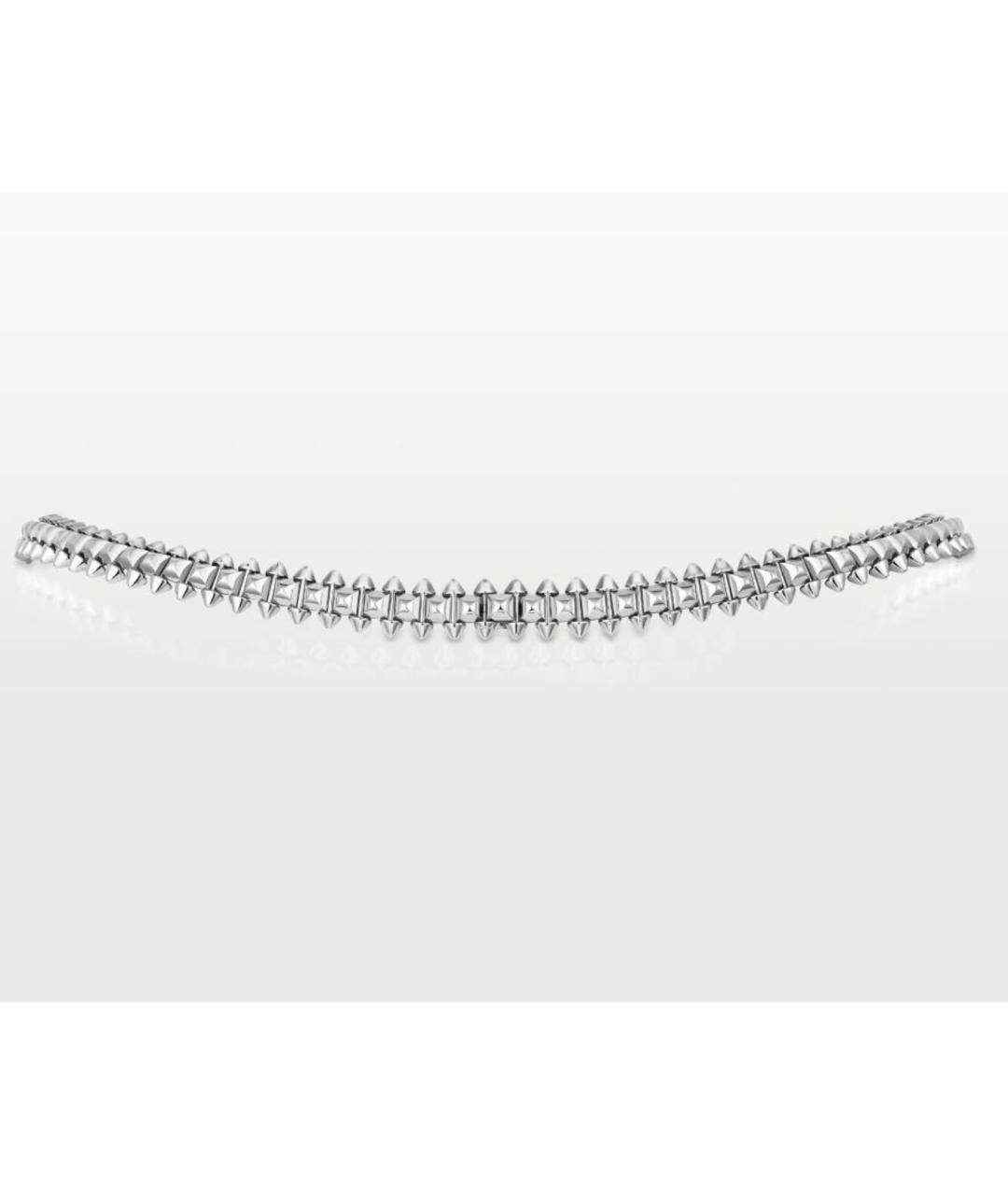 CARTIER Серебряное колье из белого золота, фото 2