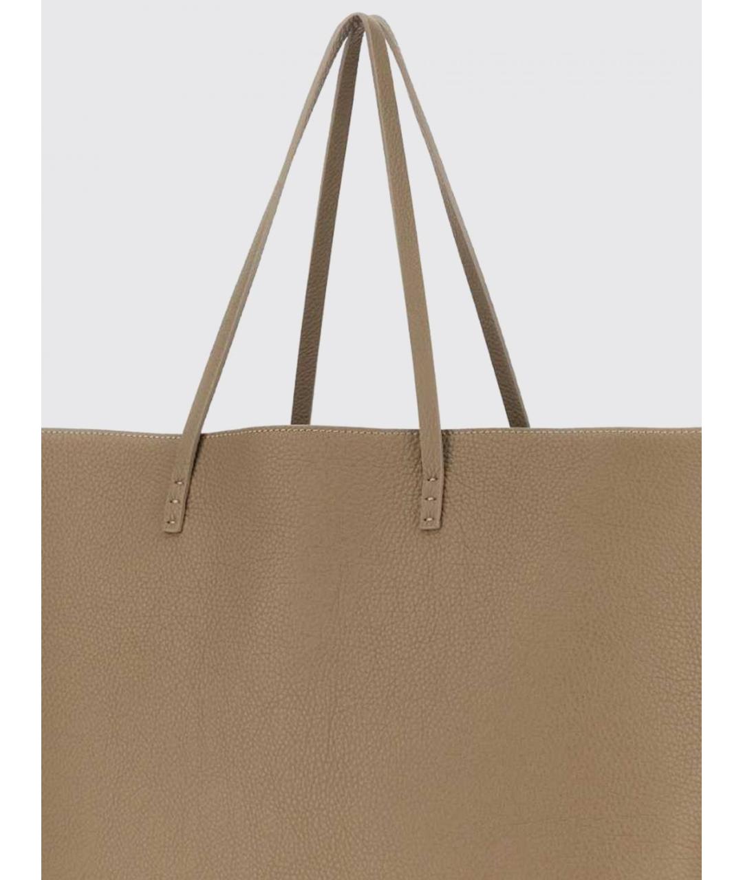 FENDI Бежевая сумка тоут, фото 3