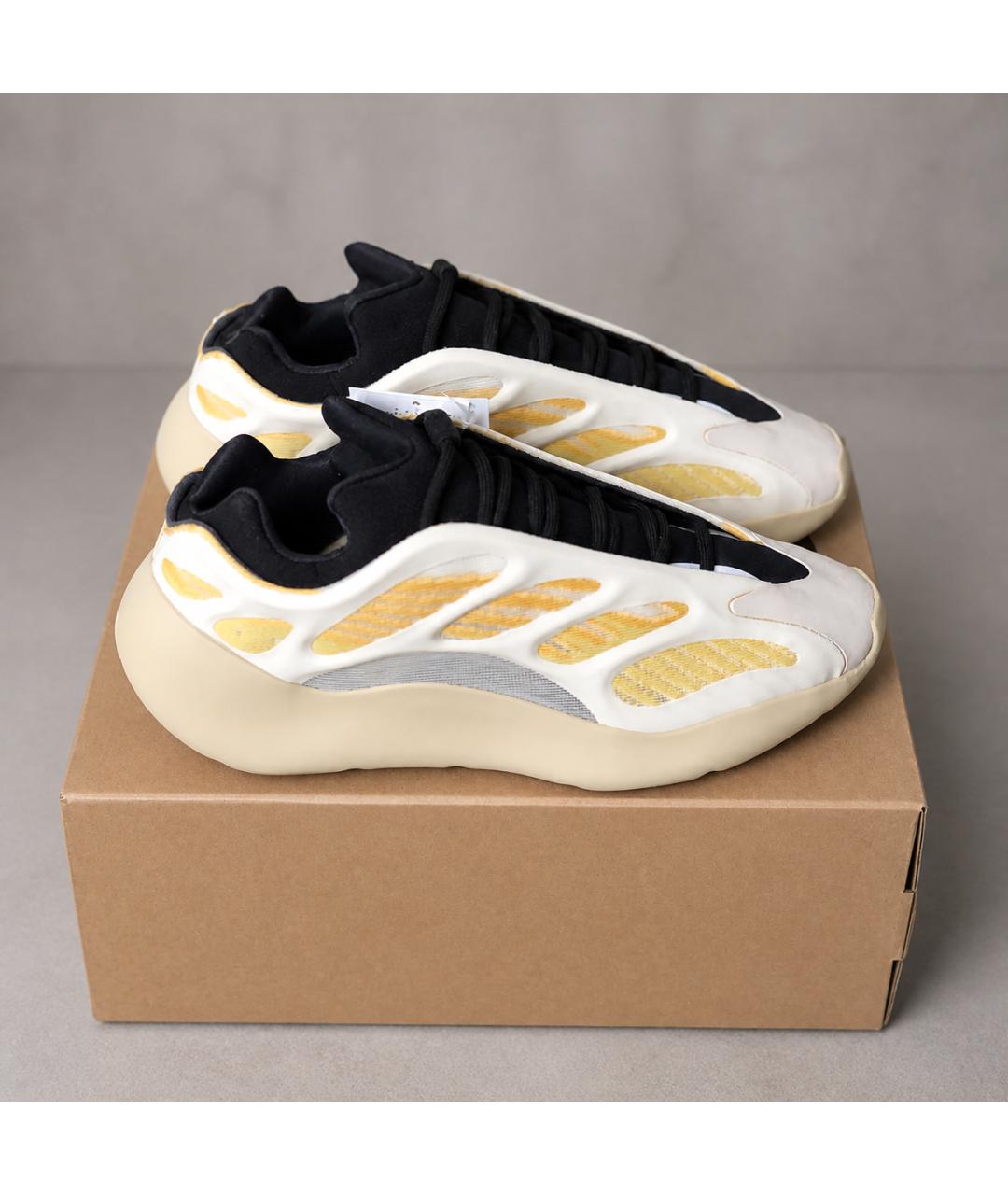 ADIDAS YEEZY Желтые низкие кроссовки / кеды, фото 2
