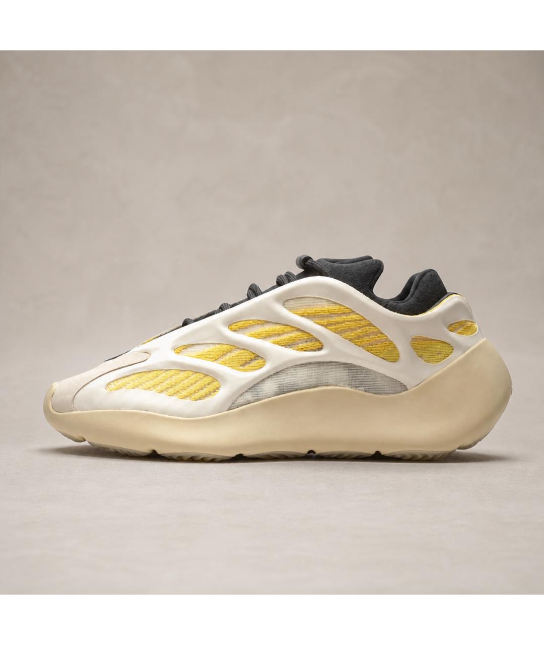ADIDAS YEEZY Желтые низкие кроссовки / кеды, фото 3