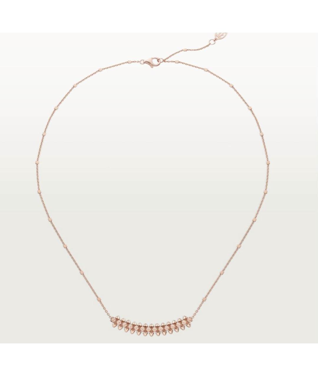 CARTIER Золотое колье из розового золота, фото 4