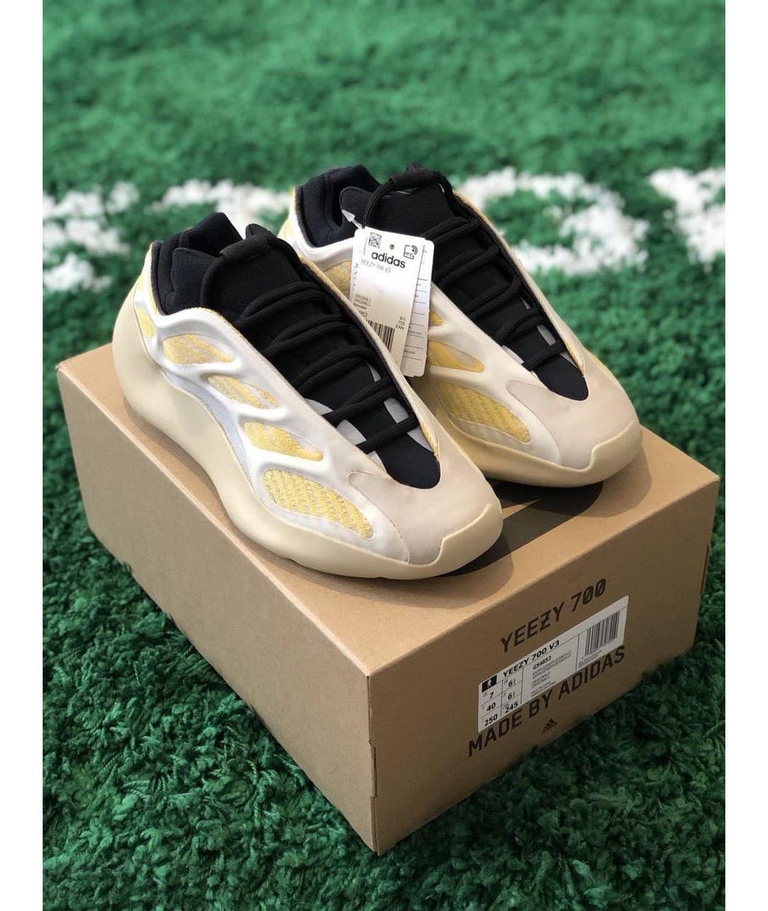 ADIDAS YEEZY Желтые кроссовки, фото 3
