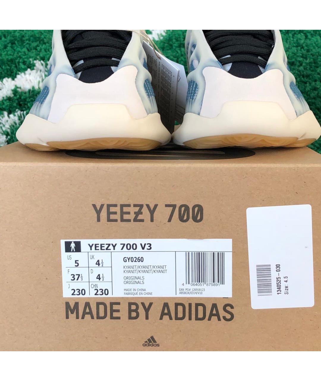 ADIDAS YEEZY Синие кроссовки, фото 5