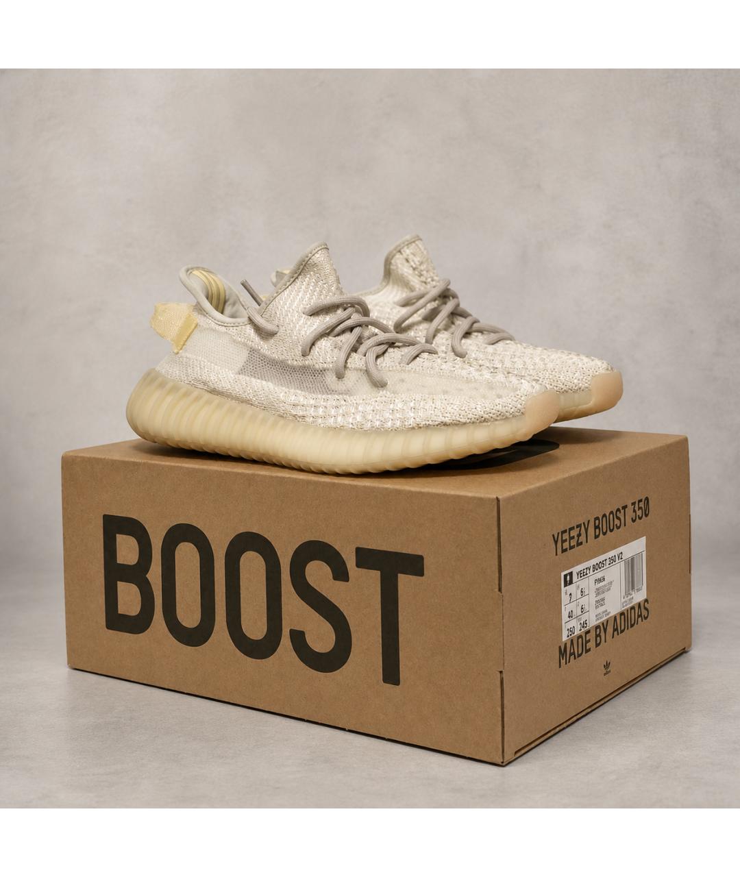 ADIDAS YEEZY Белые кроссовки, фото 2