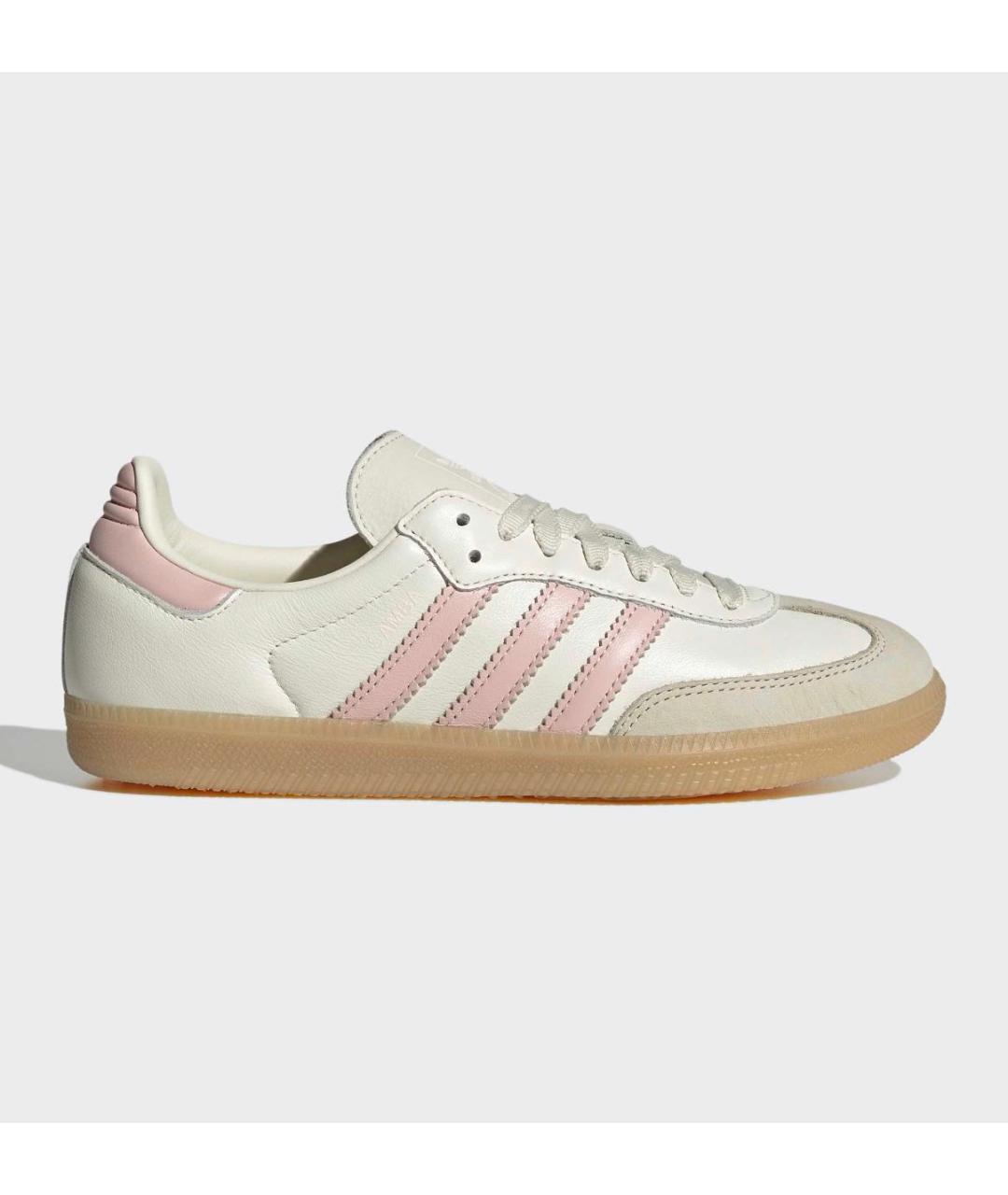 ADIDAS Белые кожаные кроссовки, фото 7