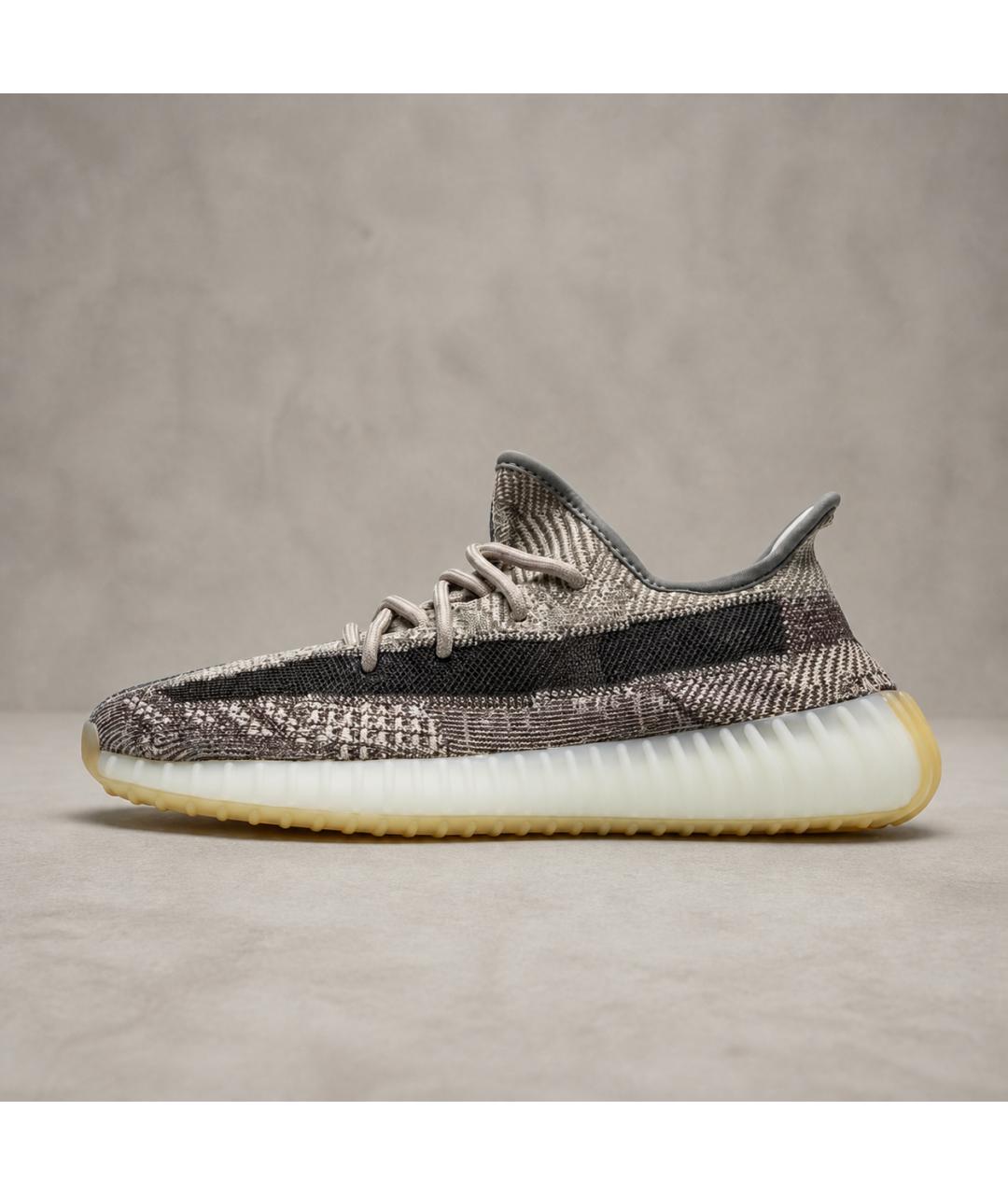 ADIDAS YEEZY Бежевые текстильные кроссовки, фото 3