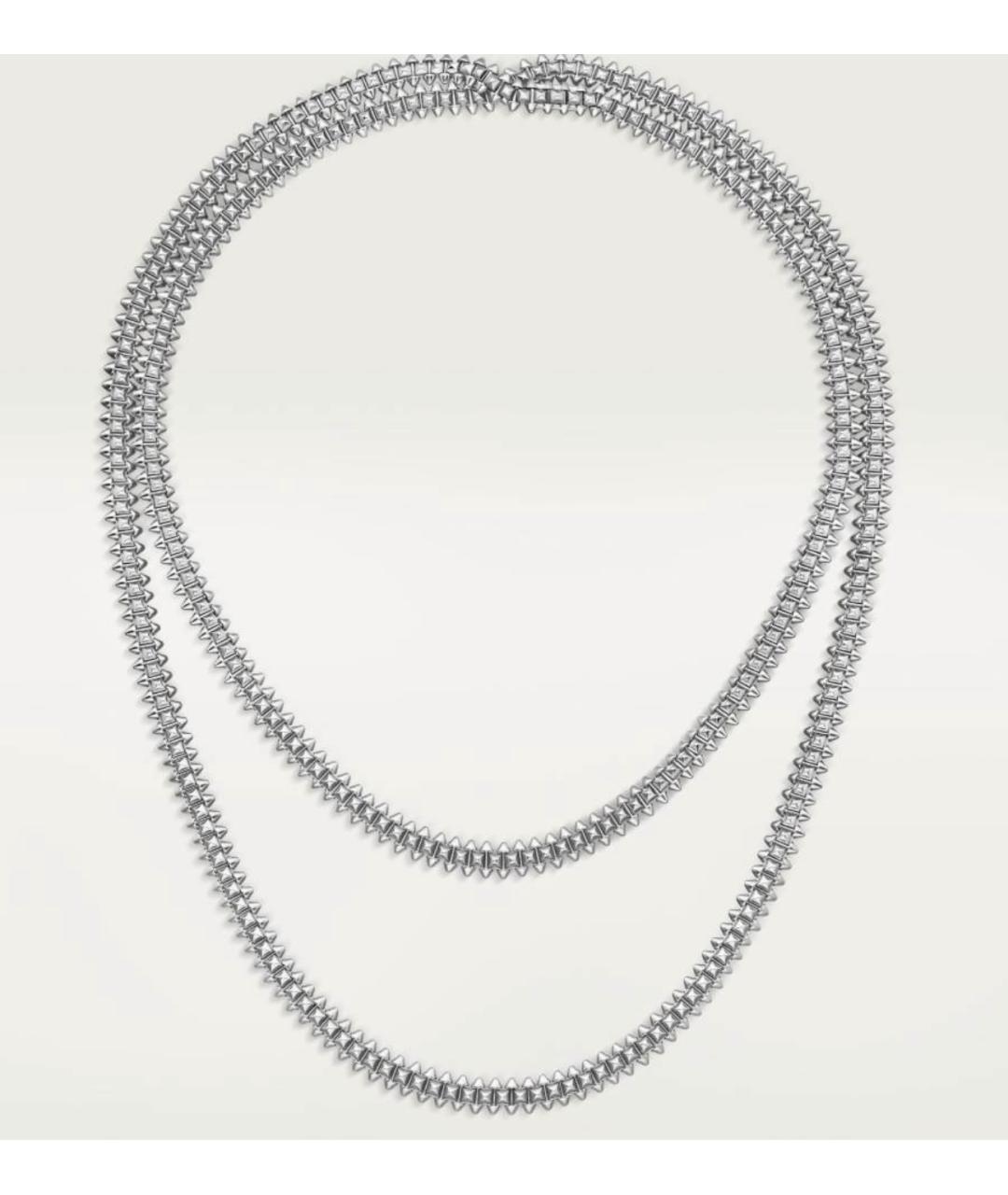 CARTIER Серебряная цепочка/подвеска из белого золота, фото 4