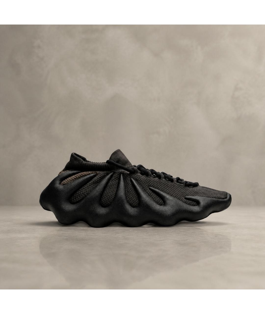 ADIDAS YEEZY Черные низкие кроссовки / кеды, фото 5